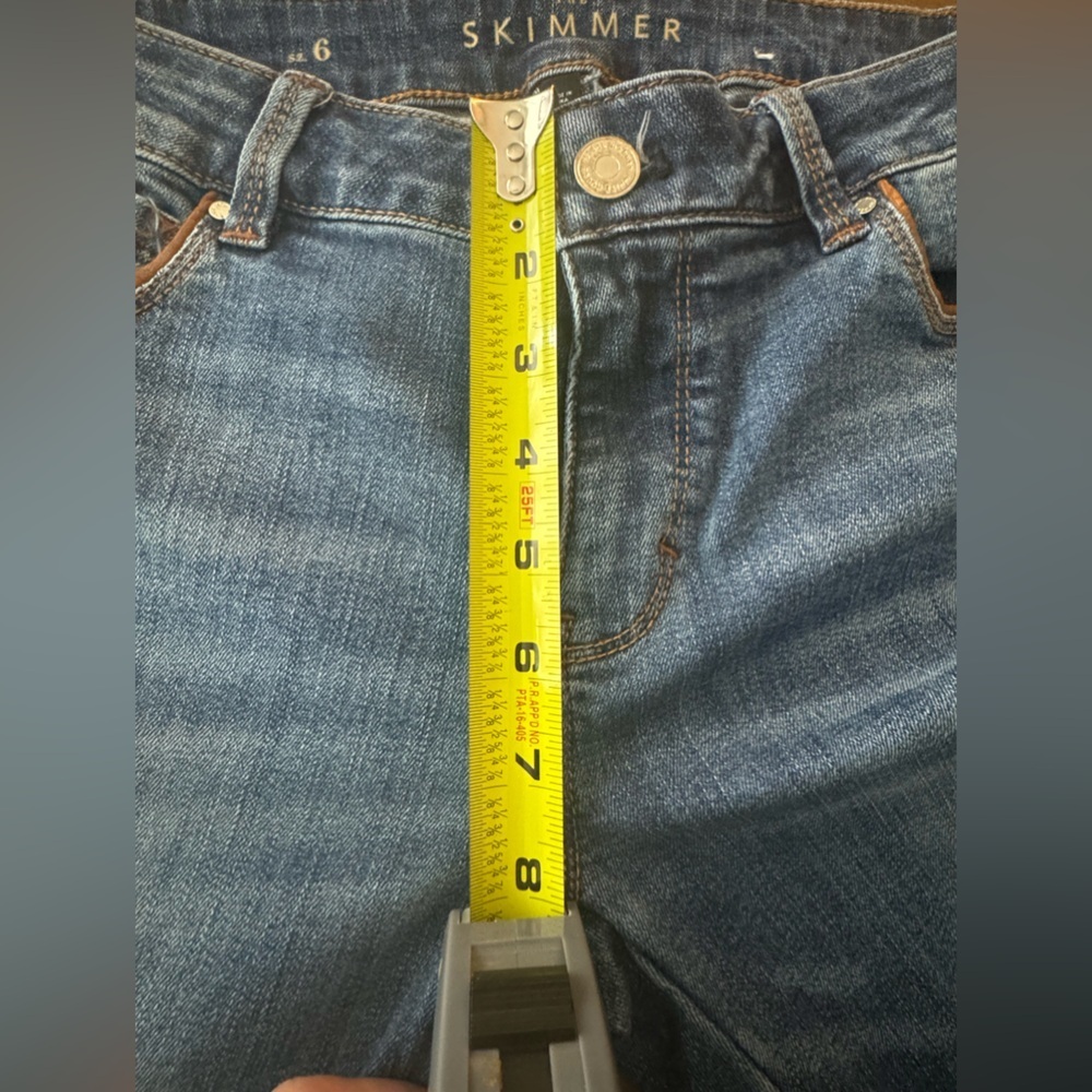 White House Black Market The Skimmer Jeans Size 6 - Picture 7 of 9